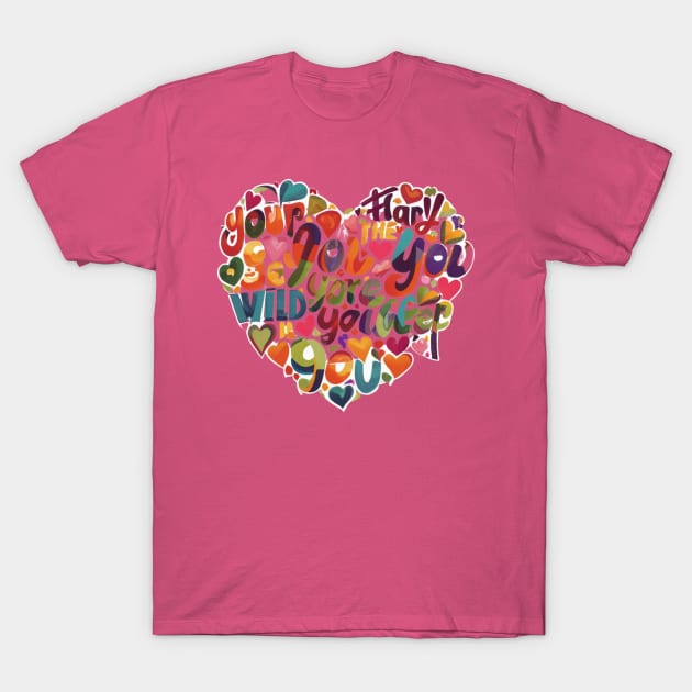 Hearts of Love T-Shirt by D's Tee's